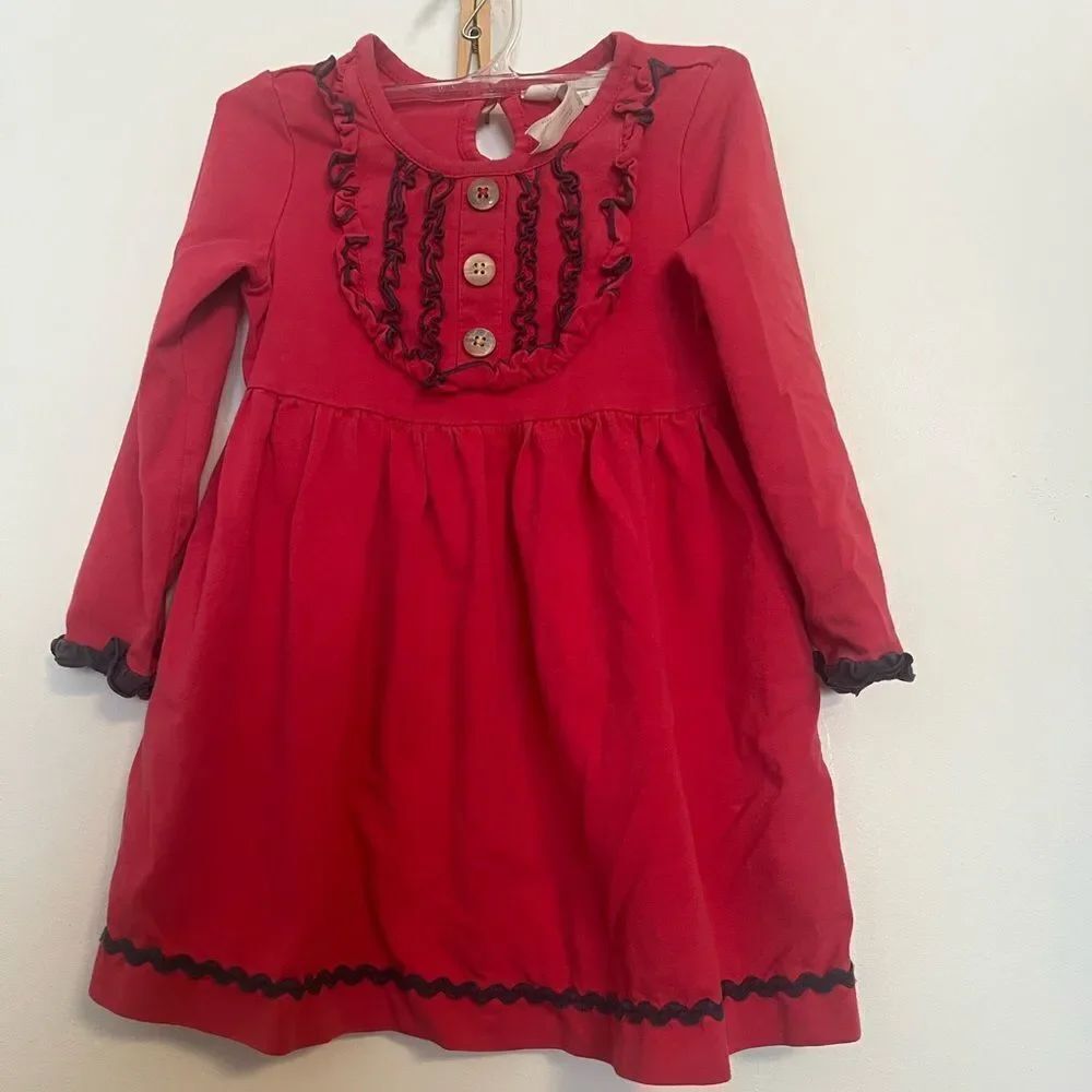 Matilda Jane Red Ruffle Dress
